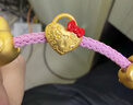 周生生Hello Kitty愛(ài)情鎖黃金轉運珠 足金三麗鷗家族串珠 94476C 曬單實(shí)拍圖