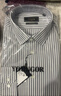 雅戈爾（YOUNGOR）長(cháng)袖襯衫男條紋DP系列全棉面料易打理襯衫成衣免燙平整有型 灰色 41 （175/96Y） 曬單實(shí)拍圖