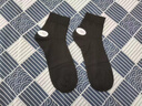 浪莎襪子男薄款中筒襪含桑蠶絲防臭吸汗透氣7a抗菌春秋商務(wù)男士短襪子 桑蠶絲款：黑色 共 6雙 均碼 【防臭透氣】 收藏加購優(yōu)先發(fā) 曬單實(shí)拍圖