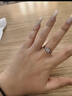 中國珠寶足銀幸運四葉草戒指女款情侶求婚表白單戒38婦女神節禮物送女朋友 曬單實(shí)拍圖