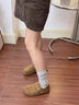 卓詩(shī)尼內增高勃肯鞋女2026新款春季全包鞋子厚底小個(gè)子一腳蹬女鞋單鞋 駝色【內增高4cm 復古舒適】 37 曬單實(shí)拍圖