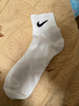 耐克（NIKE）耐克襪子正品男襪女襪夏季運動(dòng)鯊魚(yú)褲長(cháng)襪中筒高筒毛巾底加厚球襪 SX4706-101【常規款三雙裝】 L/26-28厘米/42-46碼 曬單實(shí)拍圖