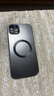 奶小鴨 【AG磨砂】適用蘋(píng)果15plus手機殼 iphone15plus保護套magsafe磁吸充電磨砂全包防摔男女款 石墨黑 曬單實(shí)拍圖