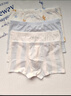 愛(ài)貝迪拉（AIBEDILA）男童內褲兒童純棉寶寶嬰兒小孩小童小男孩男寶四角褲平角短褲全棉 【超柔50s-桑蠶絲內襠】深海奇遇- 4條 100 【建議體重15-25斤】 曬單實(shí)拍圖