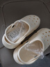 回力洞洞鞋女款春夏季涼拖鞋女士防滑外穿踩屎感沙灘鞋0338 米白 36 曬單實(shí)拍圖