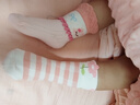 貝比嬰兒襪子春秋季女寶寶100%純棉無(wú)骨新生兒襪子 蝴蝶結小兔 春秋款【精美禮盒裝】 4雙 0-1歲 適合腳長(cháng)9-11cm鞋碼16以?xún)?曬單實(shí)拍圖