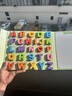 木制數字字母拼圖積木兒童益智拼音abcd26個(gè)英文玩具學(xué)認知板寶寶 大寫(xiě)字母認知板 曬單實(shí)拍圖