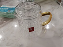 雅集茶具耐熱玻璃錘紋煮濾茶具耐熱玻璃茶壺煮茶壺泡茶壺耐高溫泡茶壺 曬單實(shí)拍圖