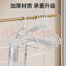 JEKO&JEKO加粗款衣架家用掛衣服架防滑無(wú)痕衣?lián)渭茏铀奚釋W(xué)生衣柜掛架晾衣架 曬單實(shí)拍圖
