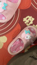 三麗鷗兒童涼拖鞋踩屎感女童夏卡通可愛(ài)防滑室內洗澡軟底寶寶拖鞋 粉色美樂(lè )蒂（升級版環(huán)保材質(zhì)） 12 34/35碼(鞋內長(cháng)20適合腳長(cháng)19 曬單實(shí)拍圖