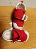 托姆貝克寶寶學(xué)步鞋春秋款嬰兒鞋軟底防滑小童鞋 大紅色18碼 曬單實(shí)拍圖