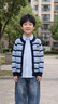 艾卡諾 I.KARNOW男童套裝2026新款帥氣時(shí)髦春裝兒童條紋襯衫毛衣開(kāi)衫大童三件套潮 10383藍+10209藍+13238淺藍直筒褲 【三件套】 140 曬單實(shí)拍圖