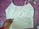 浪莎（LangSha）女童內衣發(fā)育期背心兒童小學(xué)生文胸無(wú)痕防凸點(diǎn)長(cháng)款少女吊帶打底衣 曬單實(shí)拍圖
