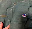 Champion冠軍女款衛衣25秋季刺繡logo連帽衛衣女運動(dòng)休閑潮 深綠色 M 曬單實(shí)拍圖