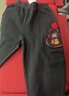 巴拉巴拉兒童加絨長(cháng)褲男女童春季紅色新年拜年服寬松束腳保暖褲 曬單實(shí)拍圖