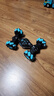 qdrone For the Good Moments手勢感應變形遙控車(chē)兒童玩具男孩遙控汽車(chē)扭變特技車(chē)3-6-12歲 30cm藍【雙電+三控+燈光】 高速四驅男孩生日禮物兒童新年禮物男孩 曬單實(shí)拍圖