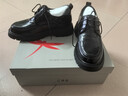 紅蜻蜓（RED DRAGONFLY）商務(wù)休閑男鞋隱形內增高皮鞋男士手抓紋德比鞋通勤白領(lǐng)結婚鞋子 黑色 -增高款（5.5cm） 37 曬單實(shí)拍圖