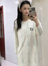 貓人睡裙女長(cháng)袖100%純棉中長(cháng)款連衣裙春夏季透氣寬松休閑居家睡衣女士 6111 【100%純棉 親膚舒適】 L 【推薦100-120斤】 曬單實(shí)拍圖