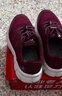 足力健【春節也送貨】老人鞋中老年輕便休閑散步鞋2431380J 女 酒紅 37 曬單實(shí)拍圖