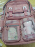 愛(ài)迪生發(fā)明家初中生書(shū)包貝兒小學(xué)生大容量女生減負雙肩背包 2260-1 粉色大號 曬單實(shí)拍圖
