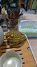 金蟾茶寵擺件可養變色茶具配件茶桌茶盤(pán)茶道金蟬招財茶臺蟾蜍 曬單實(shí)拍圖
