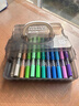 得力（deli）48色兒童學(xué)生層疊盒裝星閃艙圓桿丙烯馬克筆水彩筆生日禮物防水手繪咕卡熒光記號筆元旦樹(shù)涂鴉 曬單實(shí)拍圖