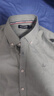 Navigare意大利小帆船牛津紡襯衫男春秋季純棉長(cháng)袖襯衣休閑通勤開(kāi)衫 冰水藍 M /39 曬單實(shí)拍圖