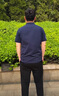 名郎（MELLEN）奢侈高檔品牌男士短袖T恤夏季透氣上衣翻領(lǐng)中年商務(wù)休閑polo衫男 寶藍色 M 【110-125斤】 曬單實(shí)拍圖