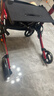 醫侖特老人助力行走器手推車(chē)助行器拐杖助步器助行購物車(chē)走路輔助器帶籃 曬單實(shí)拍圖