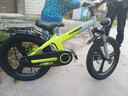 永久兒童自行車(chē)3-6-8-10歲帶輔助輪男孩女孩單車(chē)鎂合金腳踏車(chē)18寸綠色 曬單實(shí)拍圖