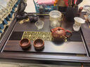 瑯庭琊坊黑檀木茶盤(pán)整塊實(shí)木茶臺帶電磁爐中式家用辦公室輕奢茶具茶托盤(pán) 茶盤(pán)100X45X4.5cm+G9 曬單實(shí)拍圖