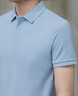 保羅嵐芝高端無(wú)痕冰絲polo衫定制工作服夏季企業(yè)團體辦公室員工文化衫工裝 【冰絲鋅玉】天藍色 XL 曬單實(shí)拍圖