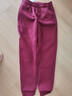 安踏（ANTA）紅色新品運動(dòng)褲女2025冬季新款加絨保暖外穿棉褲休閑大碼衛褲長(cháng)褲 -5藏紅色【加絨保暖】 M /165 曬單實(shí)拍圖