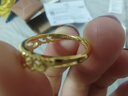 周生生足金愛(ài)情密語(yǔ)皇冠黃金戒指開(kāi)口戒金飾品90227R計價(jià)3克 曬單實(shí)拍圖