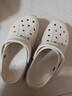 CROCS卡駱馳貝雅云彩女士洞洞鞋|208186 冬日白-11S 37/38(240mm) 曬單實(shí)拍圖