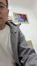 迪桑特（DESCENTE）TRAINING系列綜訓運動(dòng)健身男士防潑水梭織加絨外套 CC-炭灰色 2XL (185/104A) 曬單實(shí)拍圖