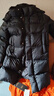 雅鹿中長(cháng)款羽絨服女冬超厚連帽大碼東北300g白鴨絨小個(gè)子極寒外套 黑色 L 建議115-125斤 曬單實(shí)拍圖