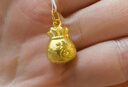 周六福（ZLF）三八節女神禮物      黃金吊墜福袋吊墜女款飾品代代平安 計價(jià) 足金 1.87g 曬單實(shí)拍圖