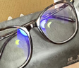 依視路（ESSILOR） 鉆晶系列高清耐磨防藍光近視超薄鏡片專(zhuān)業(yè)配度數眼鏡架男女鏡框 TR90-全框-1069BR-茶色 鏡框+依視路A4防藍光1.56現片 曬單實(shí)拍圖