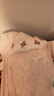 童泰（TONGTAI）嬰兒連體衣春秋季純棉女寶寶衣服新生兒哈衣打底爬服長(cháng)袖睡衣 粉色 73cm 曬單實(shí)拍圖