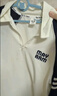 左西男童長(cháng)袖t恤2026新款學(xué)院風(fēng)POLO衫兒童男孩大童打底春 白色 130 曬單實(shí)拍圖