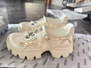 思加圖秋季瑪麗珍鞋厚底運動(dòng)休閑鞋女鞋ECE87CM5 月光白 36 曬單實(shí)拍圖