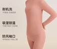 卡森蘭中老年人保暖內衣套裝女加絨加厚抗菌純棉全棉媽媽女士秋衣秋褲 曬單實(shí)拍圖