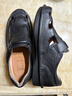 Clarks其樂(lè )男鞋經(jīng)典包頭沙灘鞋厚底減震防滑軟底牛皮鏤空涼鞋夏天 黑色 41 曬單實(shí)拍圖