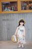 酷樂(lè )羊女童連衣裙夏裝2026新款洋氣兒童公主裙背心裙女孩度假掛脖吊帶裙 米白色 120 曬單實(shí)拍圖