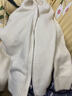 慵懶風(fēng)白色高領(lǐng)毛衣外套女2026新款春秋季穿搭高級感拉鏈開(kāi)衫上衣 3908米白 M  【建議96斤-110斤】 曬單實(shí)拍圖