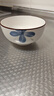 賀川屋陶瓷碗日式釉下彩6英寸面碗家用飯碗套裝 2只裝 古色古香 曬單實(shí)拍圖