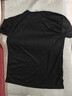 速干運動(dòng)透氣短袖圓領(lǐng)網(wǎng)眼修身外穿純色潮流冰絲t恤男款上衣CJDP 短袖【網(wǎng)眼】黑色 2XL 曬單實(shí)拍圖