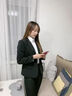 尤利汐西裝外套女2026新款商務(wù)面試職業(yè)正裝休閑日常西服外套小個(gè)子通勤 曬單實(shí)拍圖