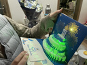 泓述3d立體創(chuàng  )意生日賀卡高級感手寫(xiě)吹蠟燭放煙花音樂(lè )顏值精致手工成品祝?？ㄆ琲ns文字可DIY年齡送朋友 吹蠟燭+煙花燈光+音樂(lè )+DIY年齡 曬單實(shí)拍圖